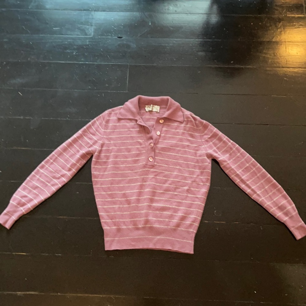 Jaeger Vintage Lavender Cashmere Sweater S